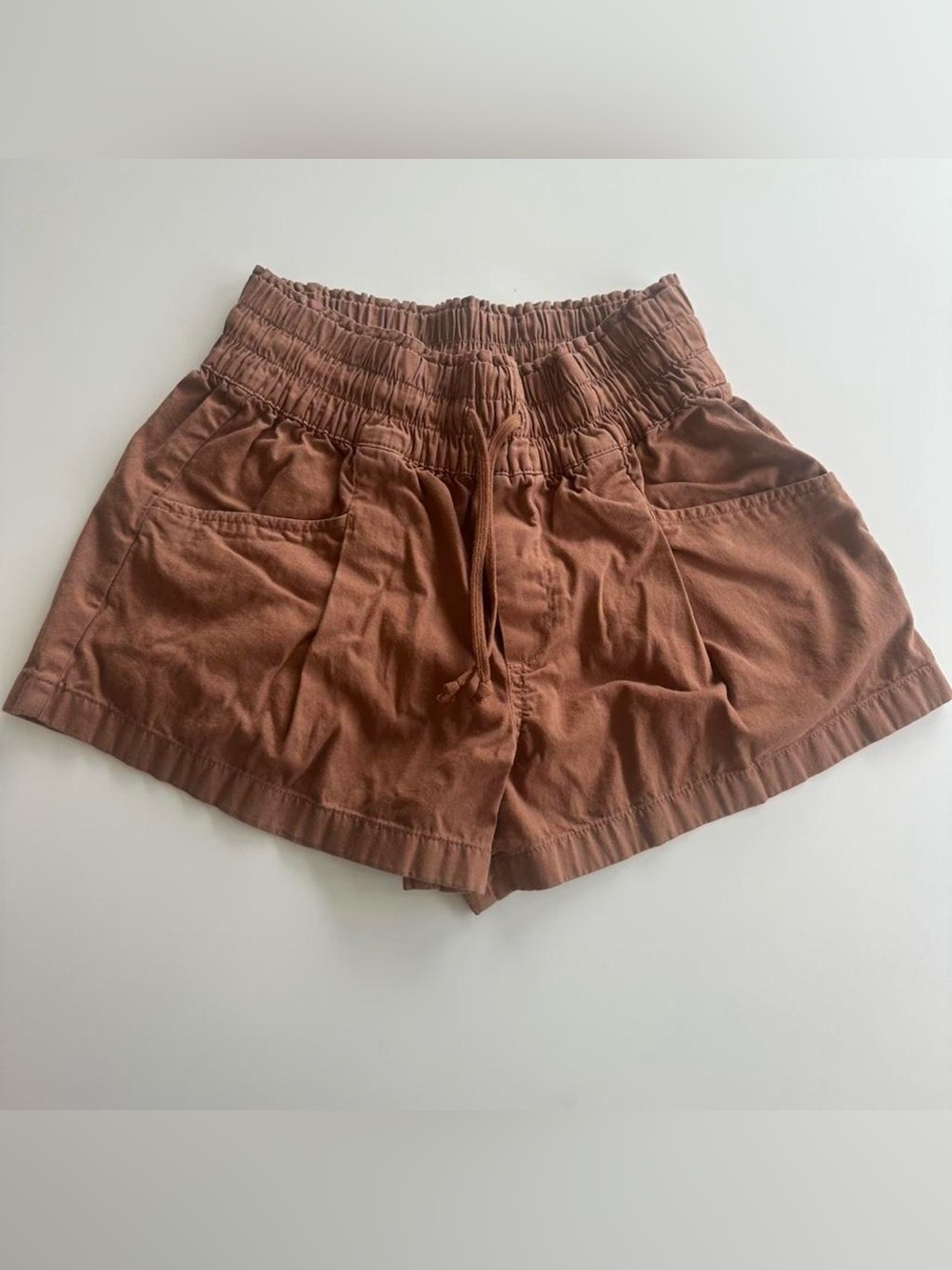 Aerie chocolate brown high waist shorts